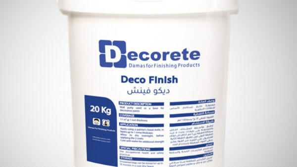 Deco finish cement base putty