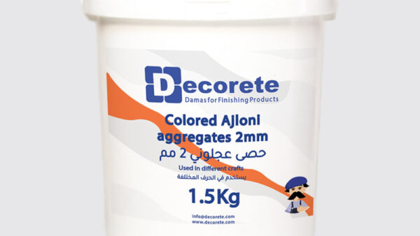 Colored Ajloni aggregates 2mm used in different crafts