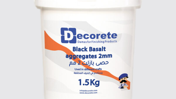 حصى بازلت أسود للحرف اليدوية