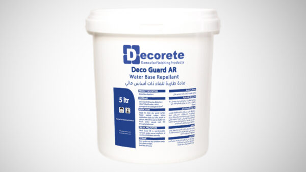 Deco Guard AR top coat for colored plaster